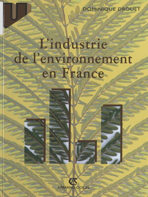 cover image of L'industrie de l'environnement en France